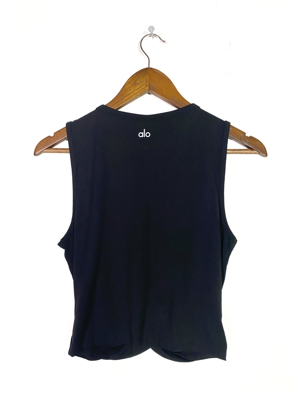 Alo Yoga Cover Tank Black - Picture 3 of 4